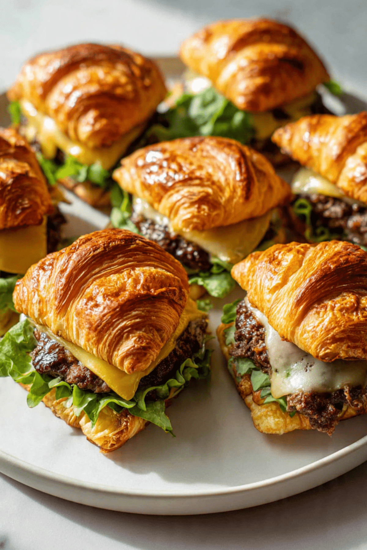 Croissant Smash Burgers