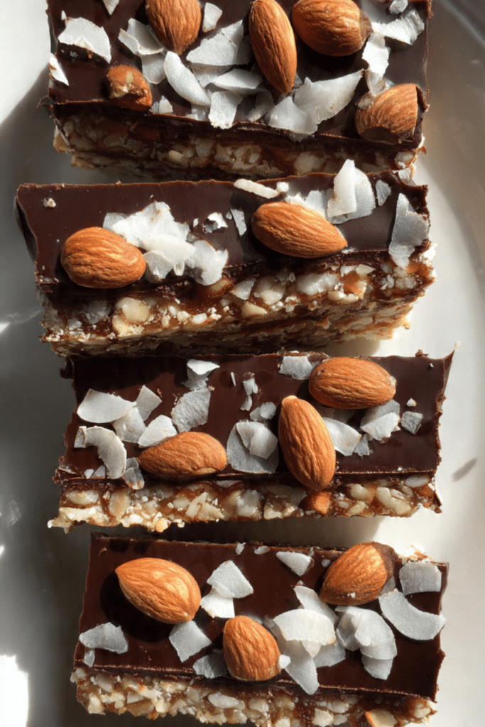 Homemade Almond Joy Bars