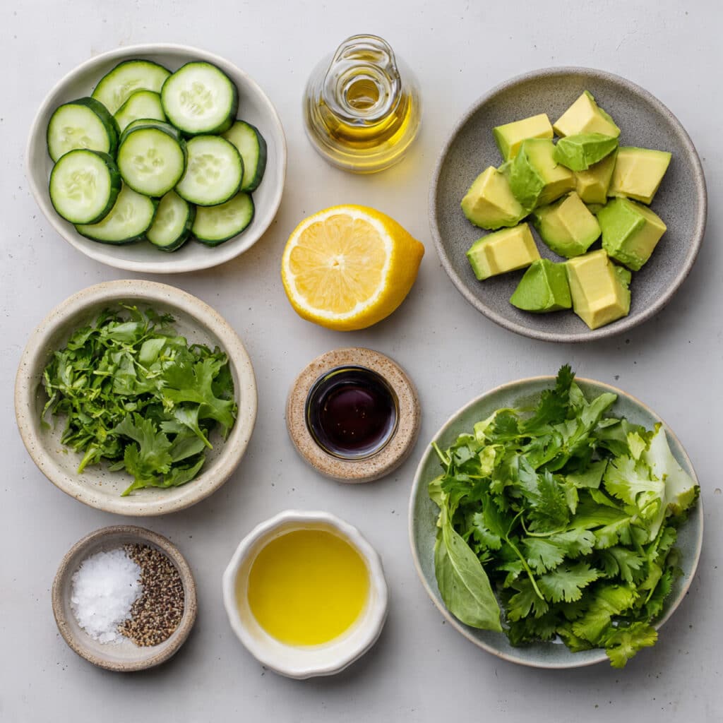 cucumber avocado salad