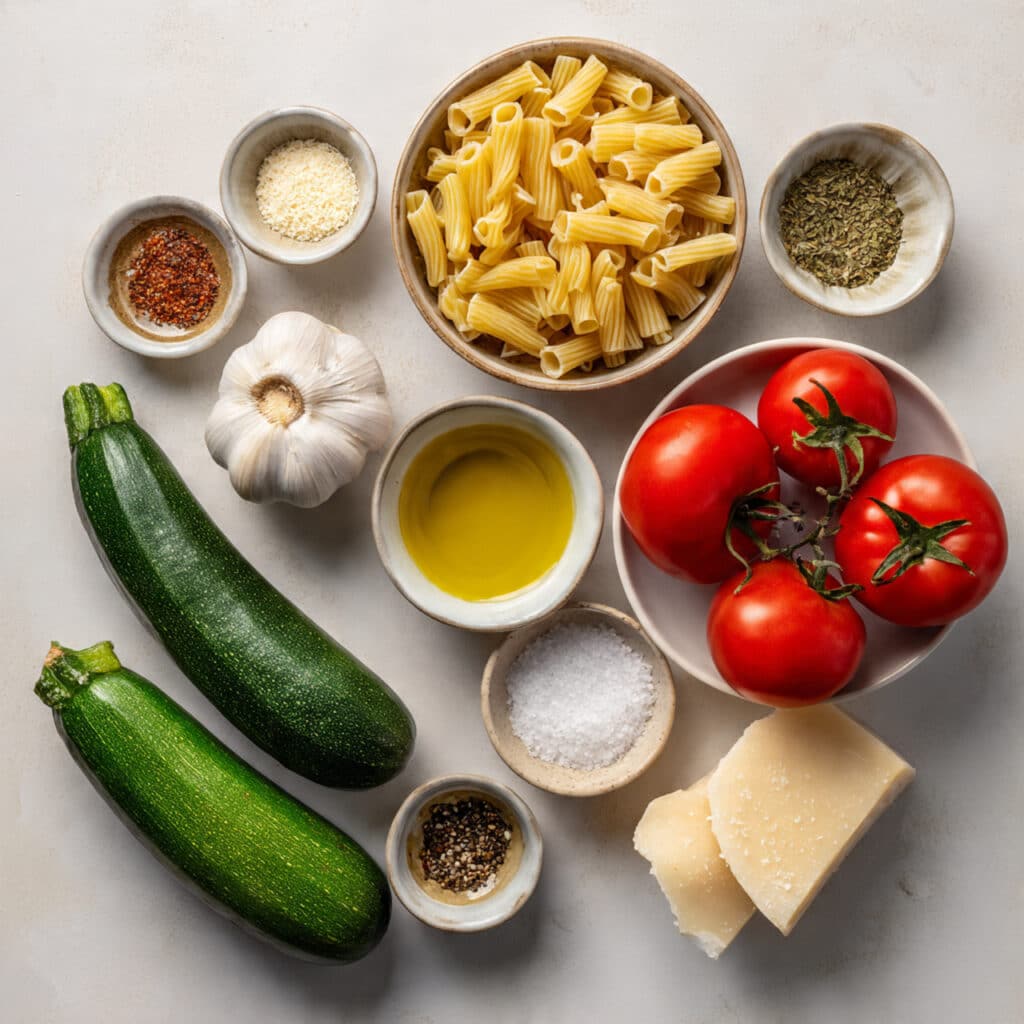 Tomato Zucchini Pasta