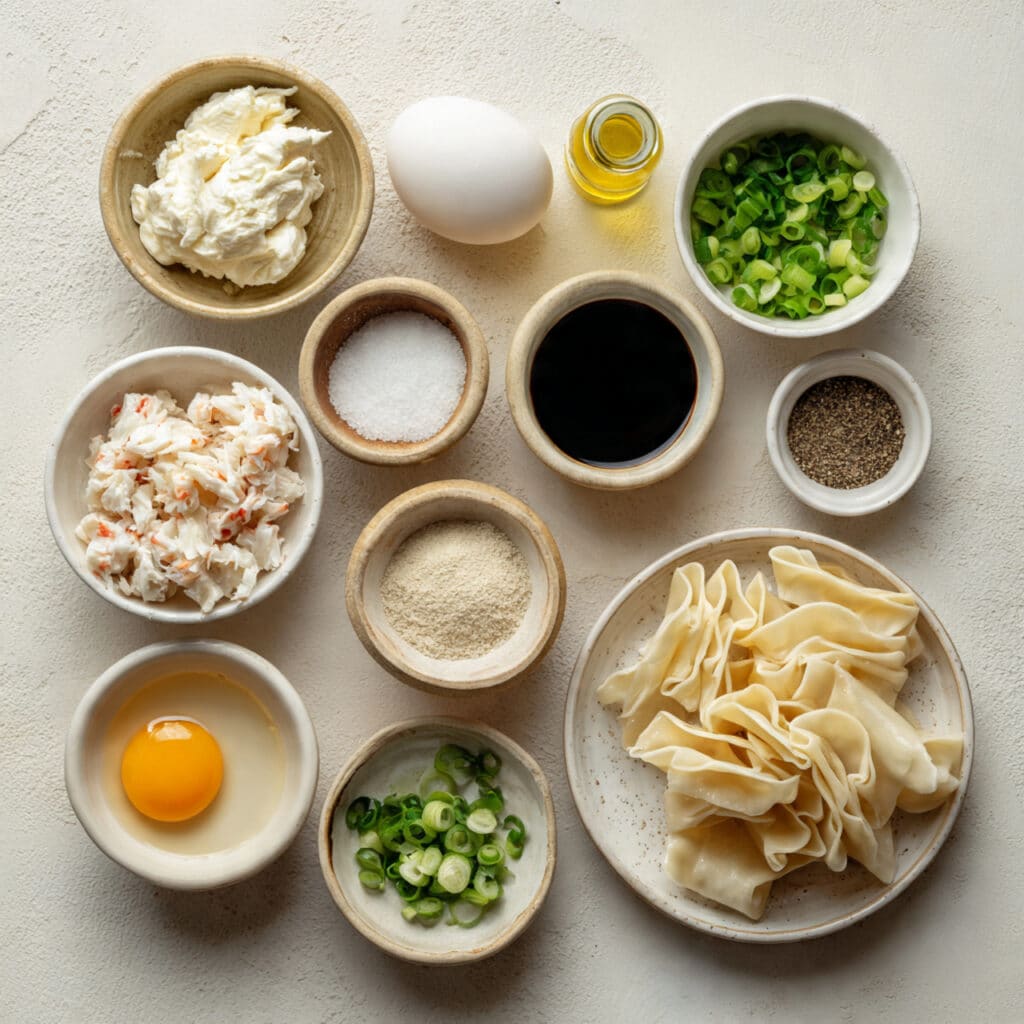 Crispy Crab Rangoon with Cream Cheese