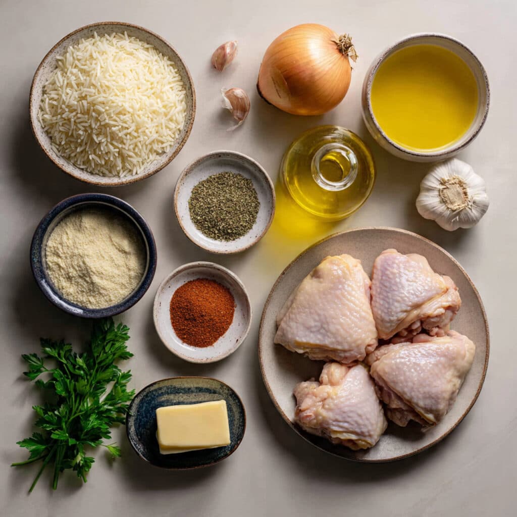 Oven Baked Chicken and Rice