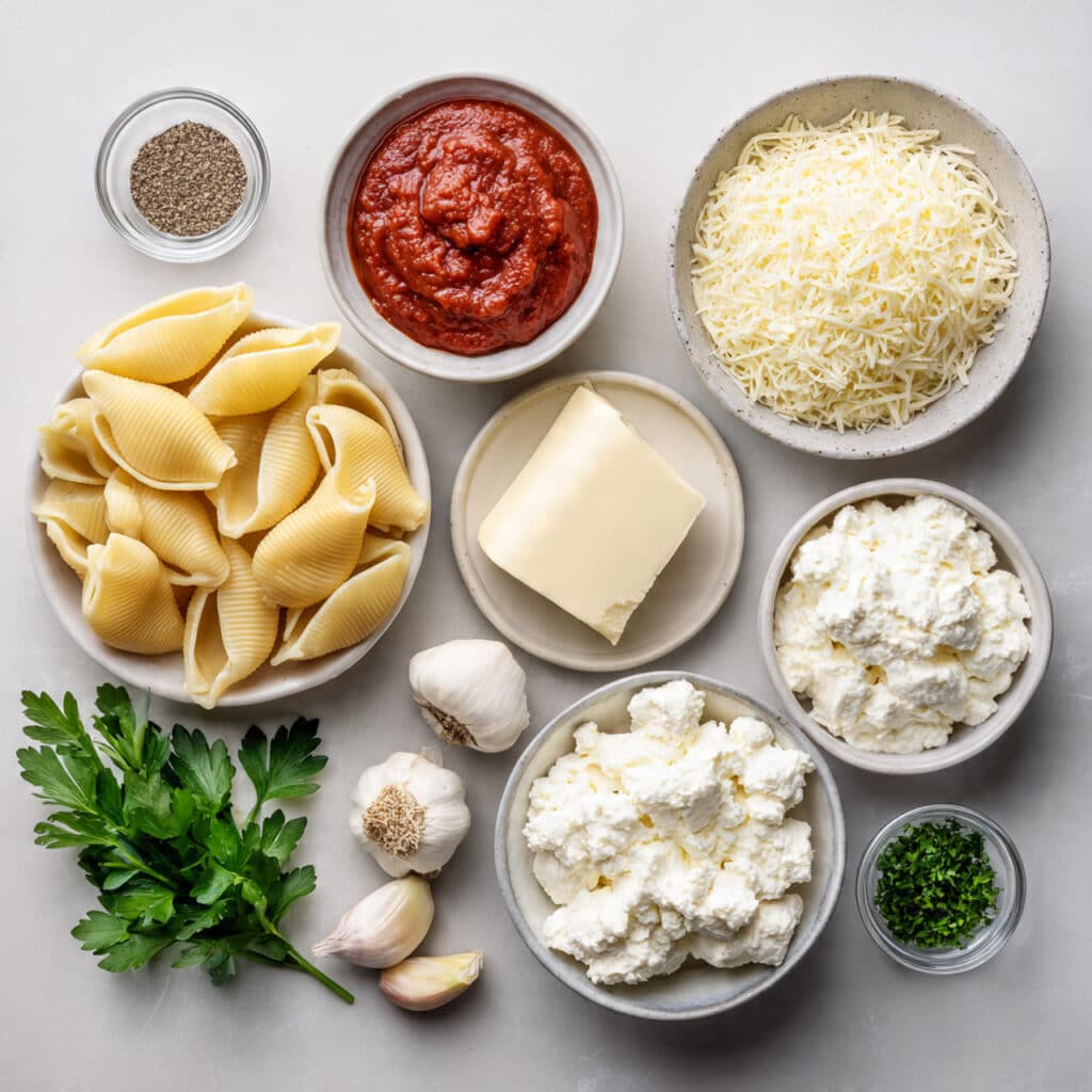 Garlic Bread Stuffed Shells